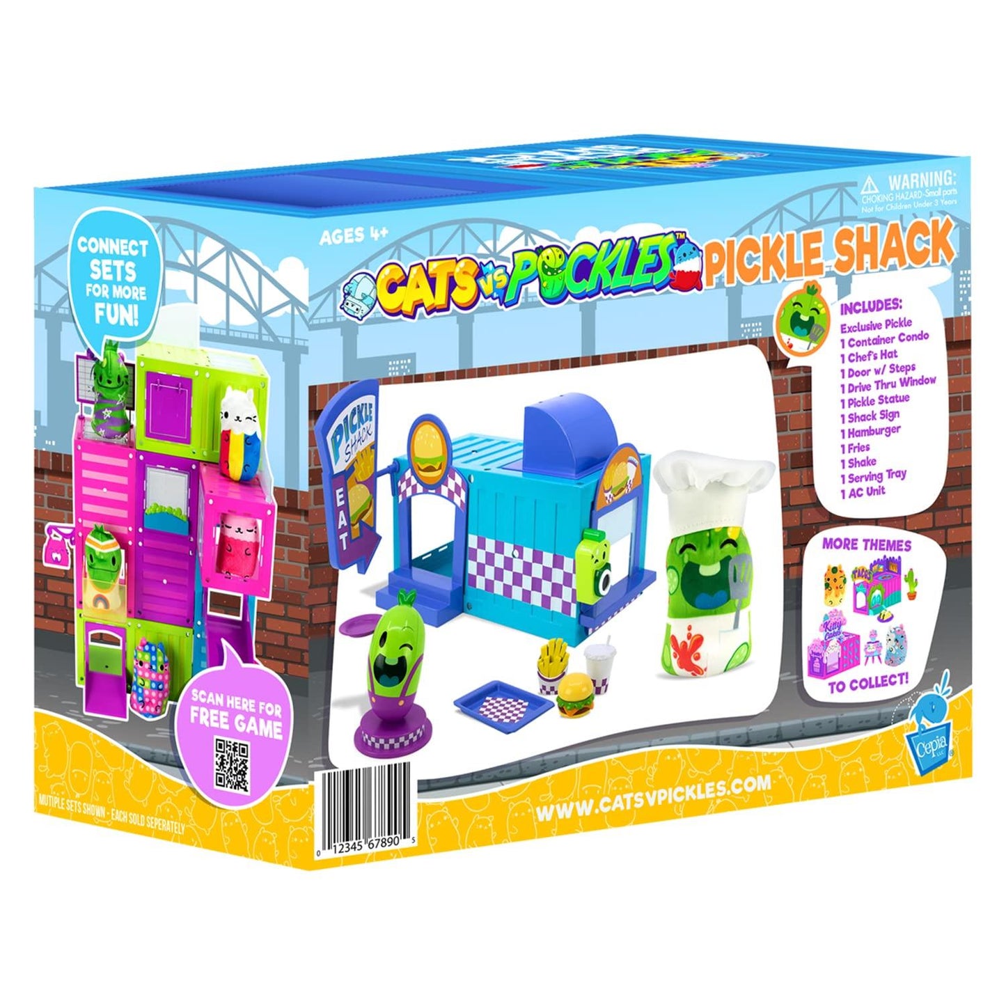 Cats Vs Pickles Shack Playset With Exclusive Pickle and Accessories