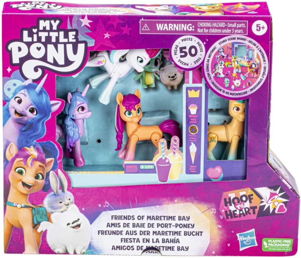 My Little Pony Make Your Mark Friends of Maretime Bay Playset F3865 4 Ponies