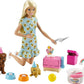Barbie Puppy Party Doll and Playset GXV75 (Barbie)