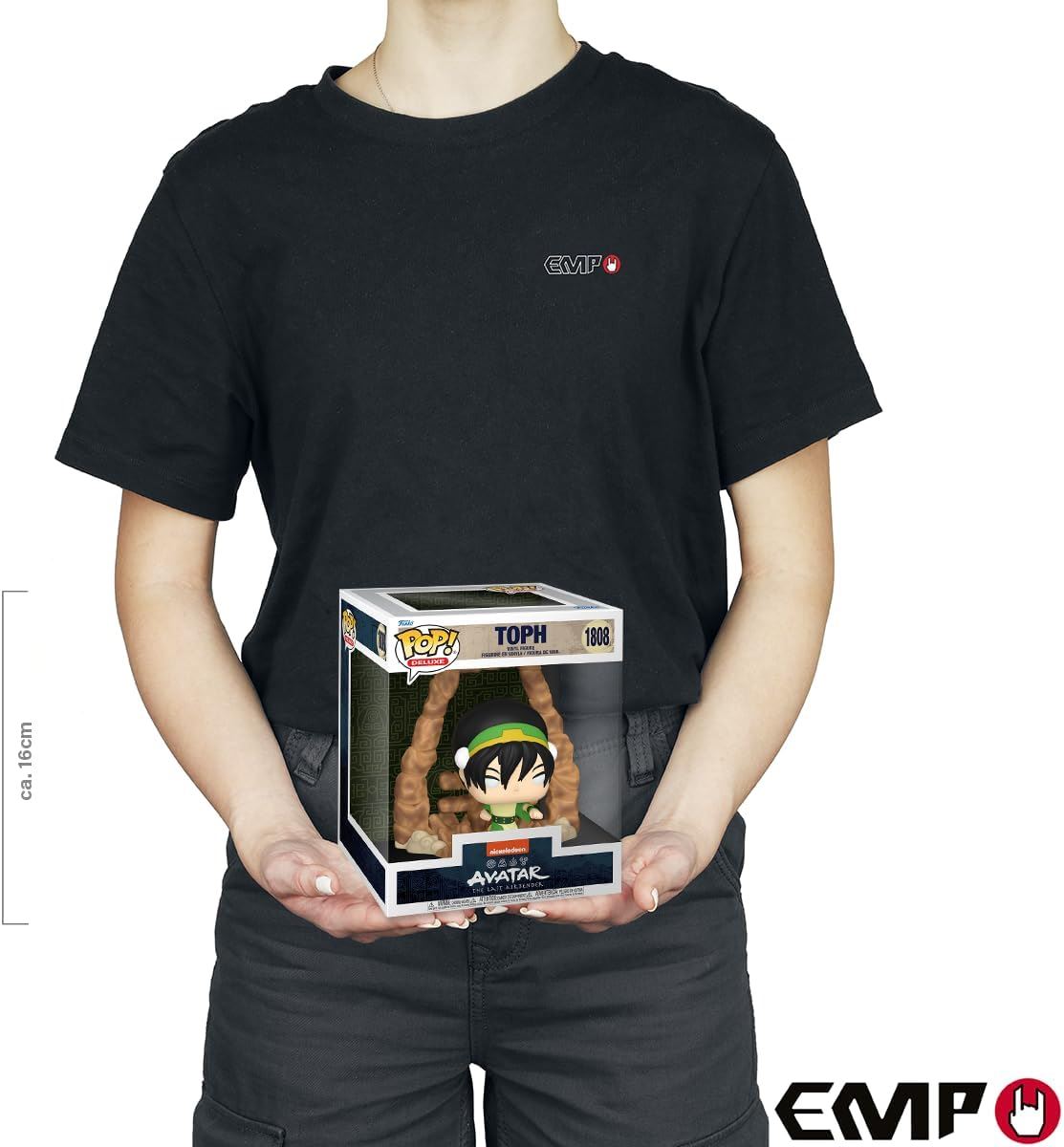 Toph #1808 Pop! Deluxe Vinyl Figure – Avatar The Last Airbender Funko Collectible 3.75″ Season 7 Figure with Display Base