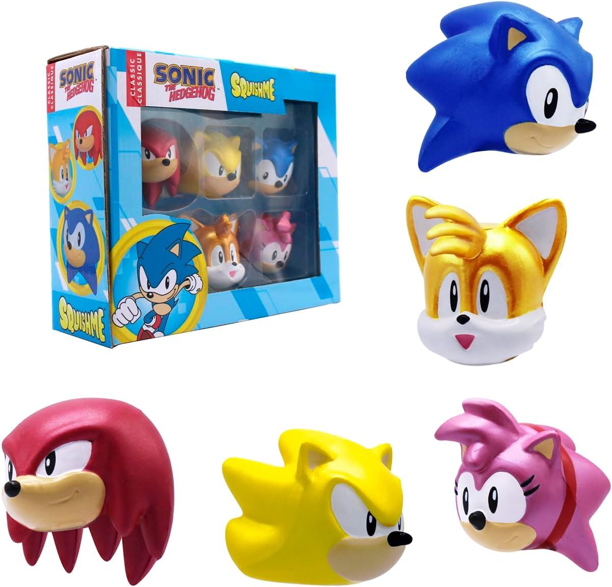 Sonic The Hedgehog: SquishMe Classic Figure Set 5-Pack JTSC-4147-2