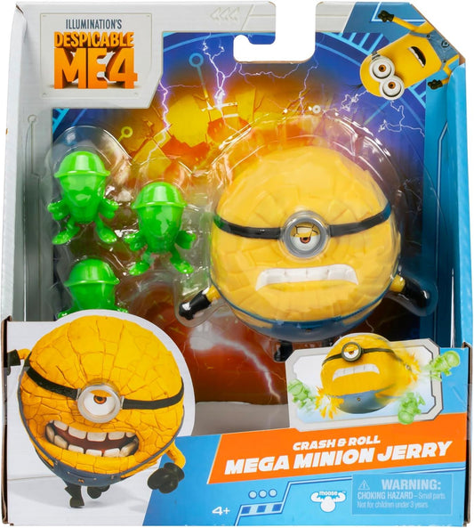 Crash & Roll MEGA MINION JERRY 59305 Action Figure (Despicable Me 4)