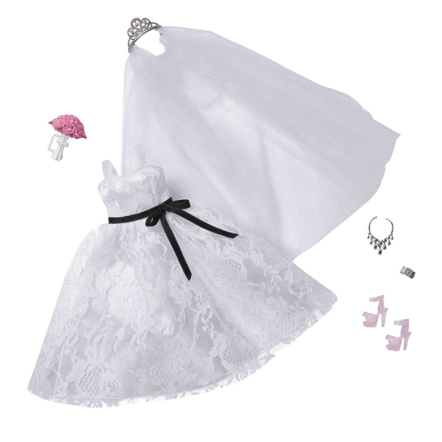 Barbie Fashion Pack: Bridal Outfit For Barbie Doll Wedding Dress & Accessories