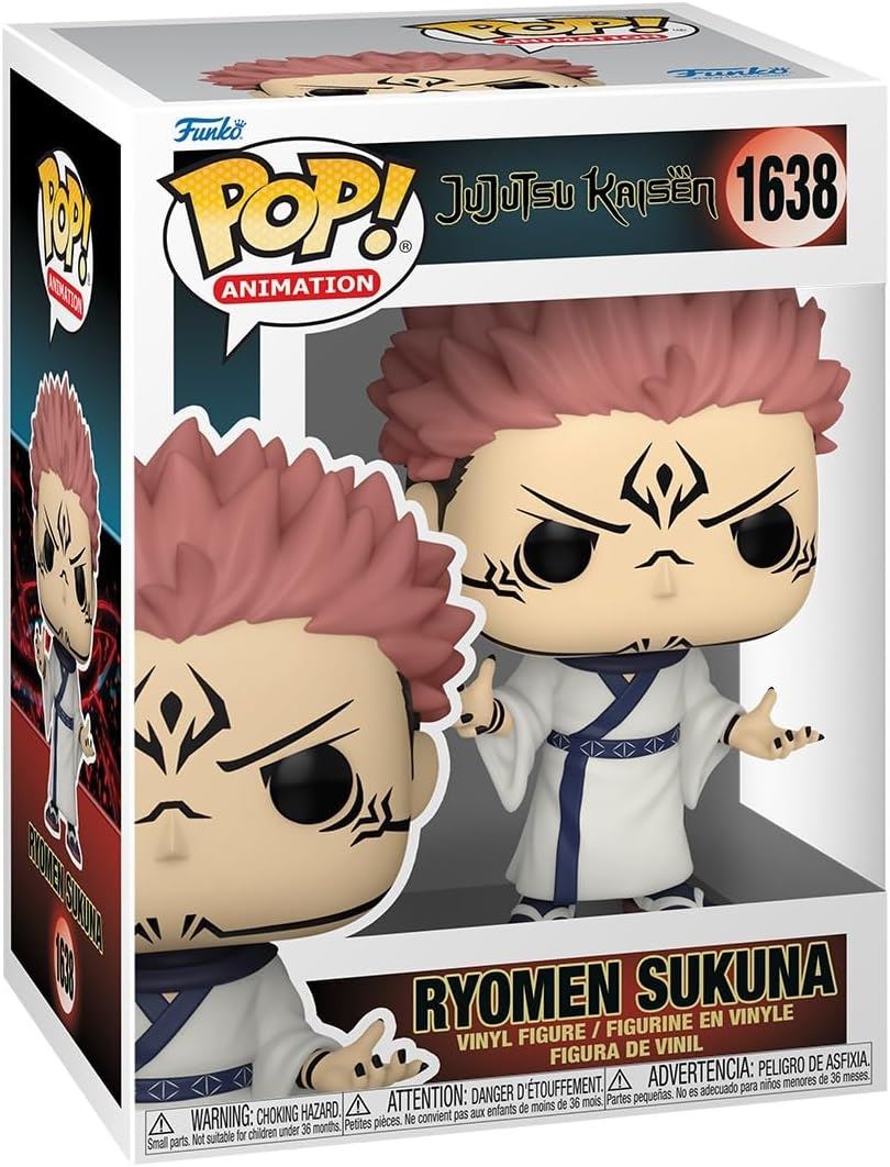 Ryomen Sukuna #1638 Pop! Animation Vinyl Figure 80282 – Jujutsu Kaisen Funko Collectible 3.75″ Anime Figure