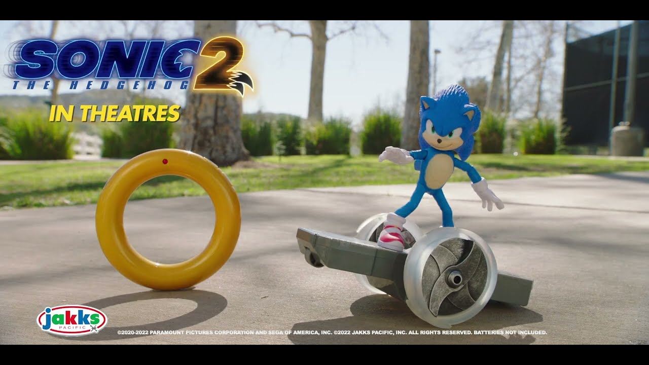 Sonic Speed R/C Remote Controlled Toy (Sonic The Hedgehog 2 Movie)