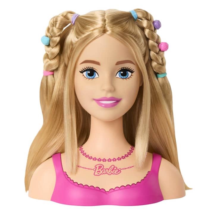 Barbie Styling Head HMD88 Blond Hair With 20 Colorful Accessories (Barbie)