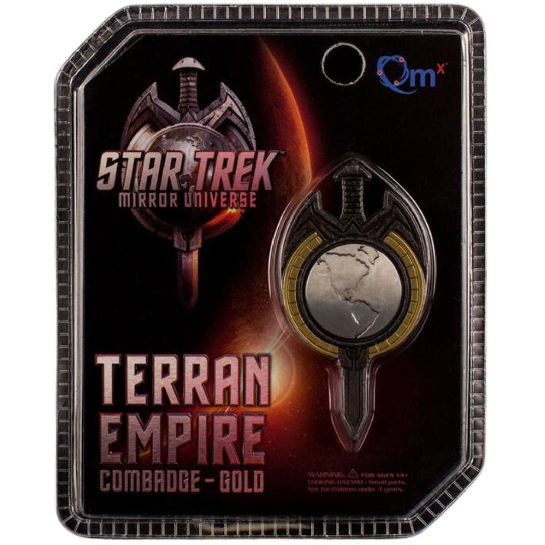Terran Empire Magnetic Combadge Command Communicator Badge 1:1 Prop Replica (Star Trek: Mirror Universe / QMx)