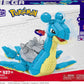 Lapras HKT26 – MEGA Pokémon Building Toy Kit | Buildable Lapras Figure with Ocean-Themed Accessories (Official MEGA Construx Set)