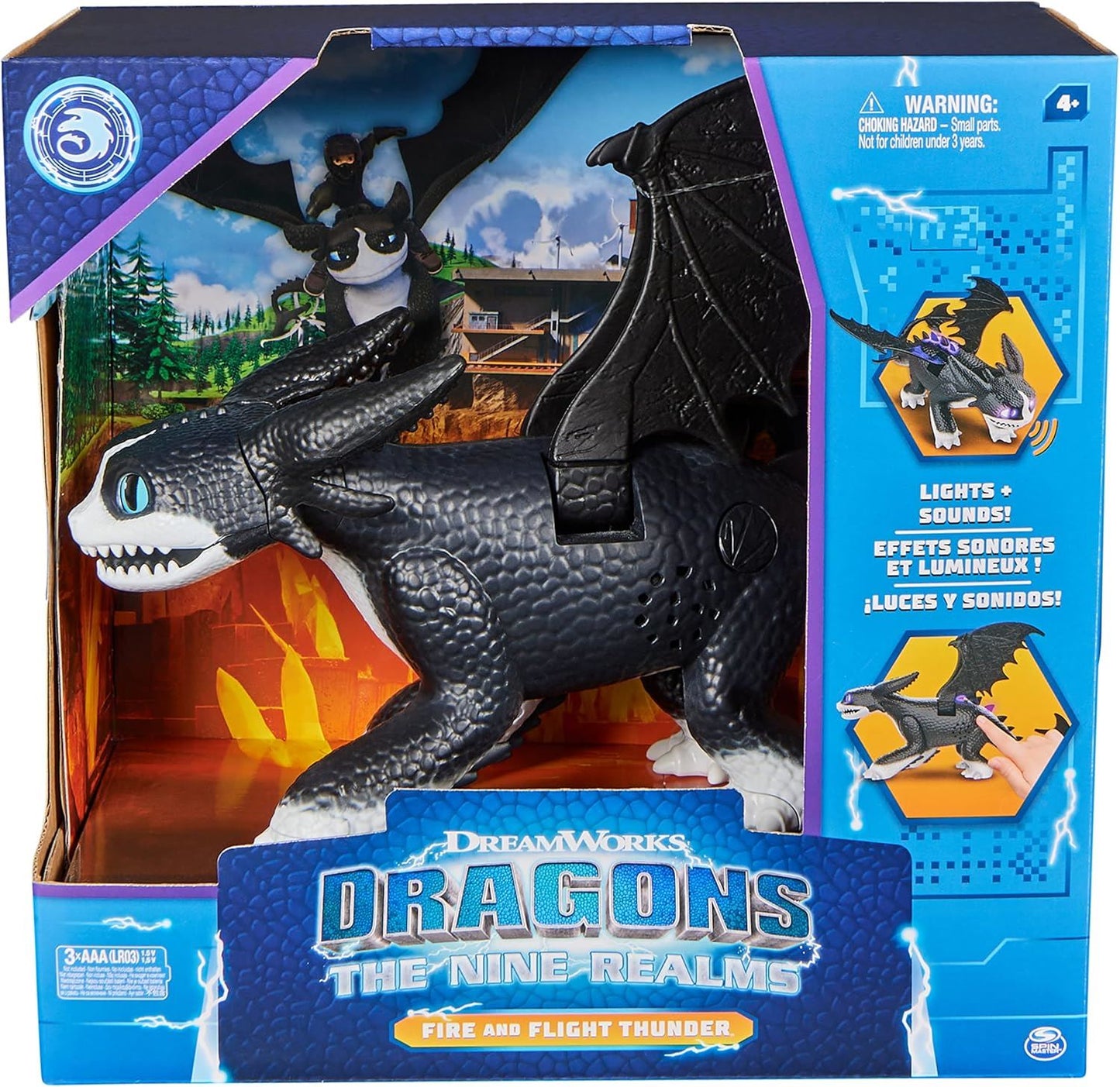 Dreamworks Dragons: The Nine Realms Fire and Flight Thunder 6067442 Age 4+