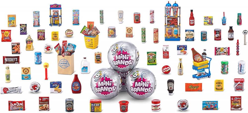 Mini Brands! 5 Surprise Ball Zuru Mystery Capsule - Over 90 Minis to Collect!