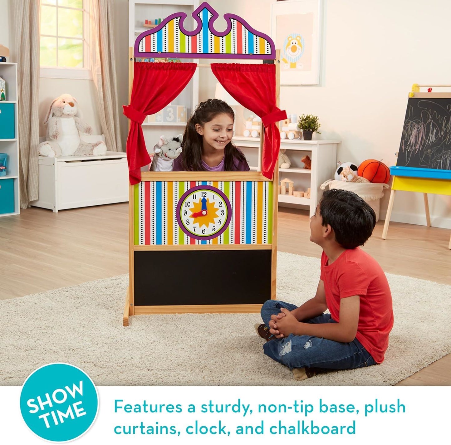 Wooden Deluxe Puppet Theater 2530 (Melissa & Doug)