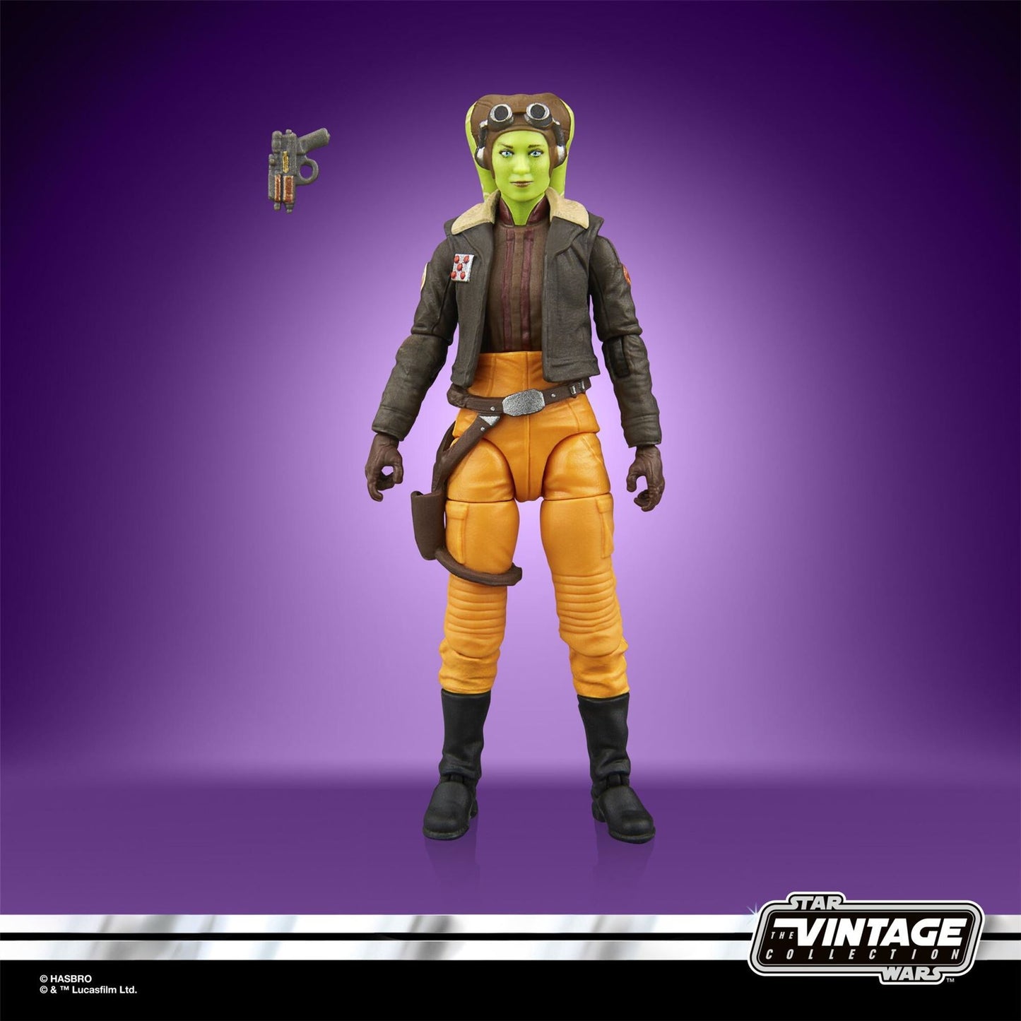 General Hera Syndulla 4″ Action Figure – Star Wars Ahsoka The Vintage Collection F7318 (Kenner-Style Figure by Hasbro)