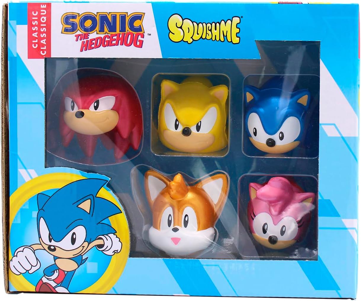 Sonic The Hedgehog: SquishMe Classic Figure Set 5-Pack JTSC-4147-2