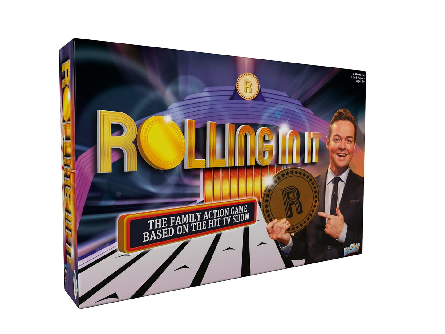 Rolling In It Family Board Game From Official TV Show With Trivia Questions