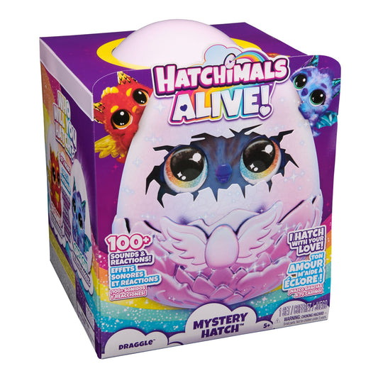 Hatchimals Alive! Mystery Hatch Draggle Electronic Pet 6069282 (Hatchimals)