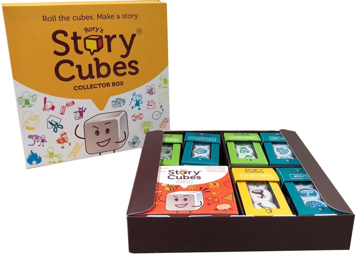 Story Cubes Collector Box Rory's Creative Educational Roll Cubes Make A Story