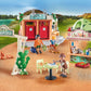 PLAYMOBIL Family Fun Campsite 71424 - Kids Camping Playset with Tent, Kitchen, Sanitary Area & 3 Figures