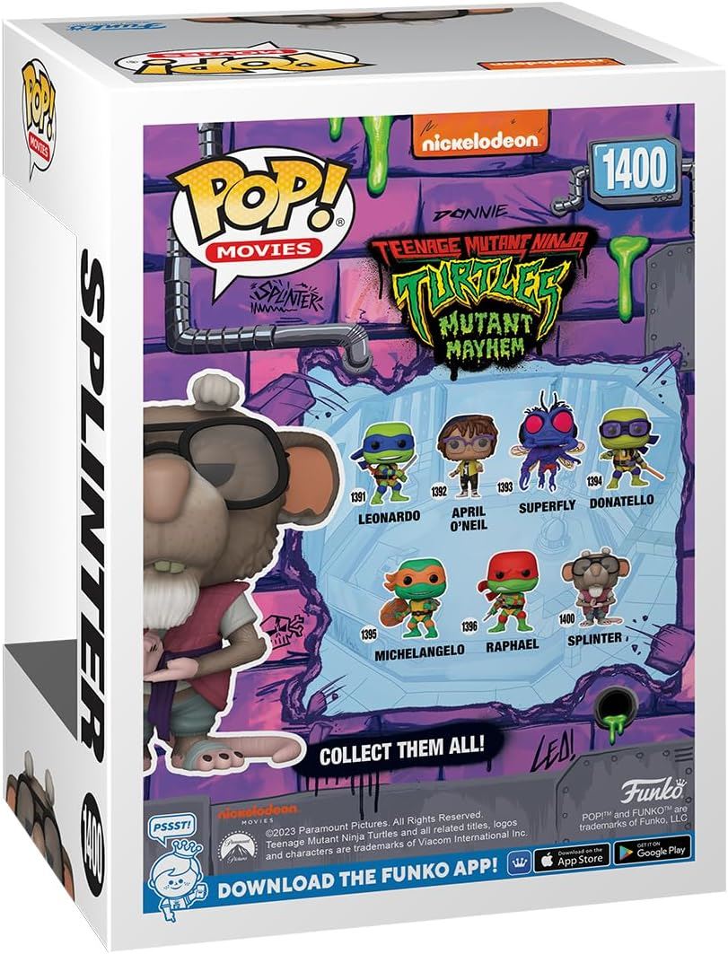 SPLINTER #1400 Pop Vinyl Figure (TMNT / Teenage Mutant Ninja Turtles: Mutant Mayhem)