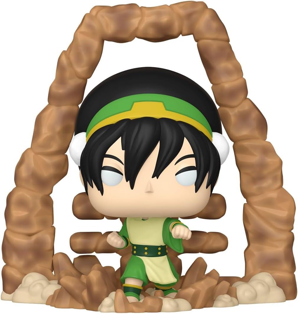 Toph #1808 Pop! Deluxe Vinyl Figure – Avatar The Last Airbender Funko Collectible 3.75″ Season 7 Figure with Display Base