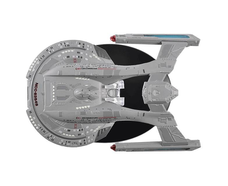 #12 U.S.S. Thunderchild NCC-63549 (Akira class) Model Diecast Ship (Eaglemoss / Star Trek)