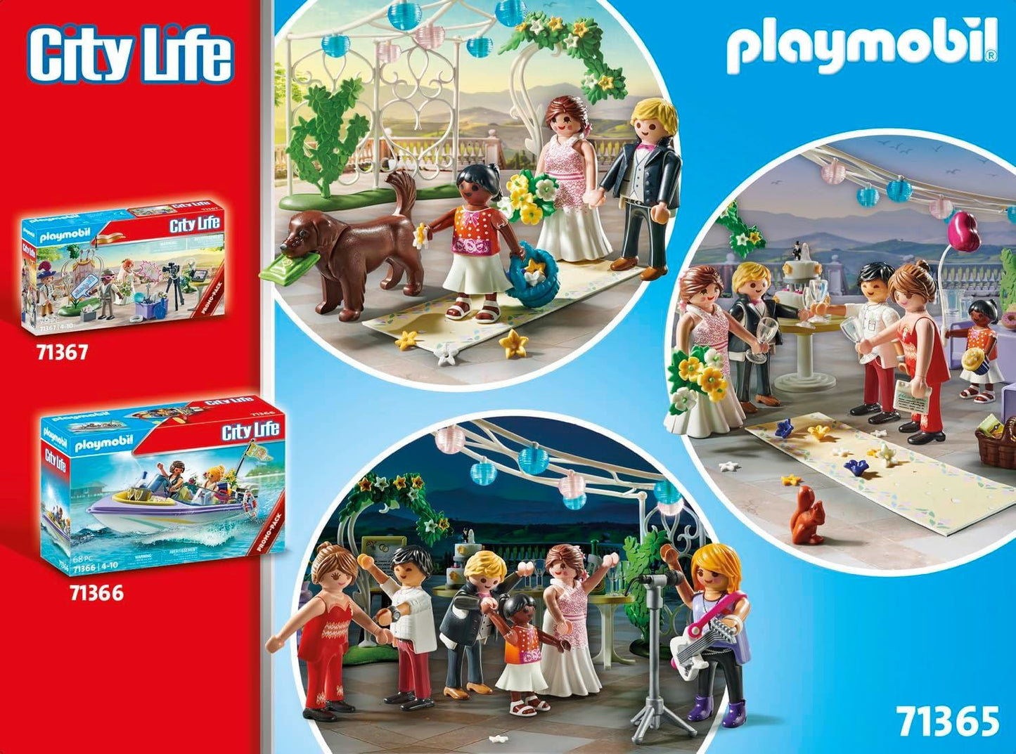 Playmobil City Life Wedding Reception Promo Pack Age 4+ 163 Pieces 71365