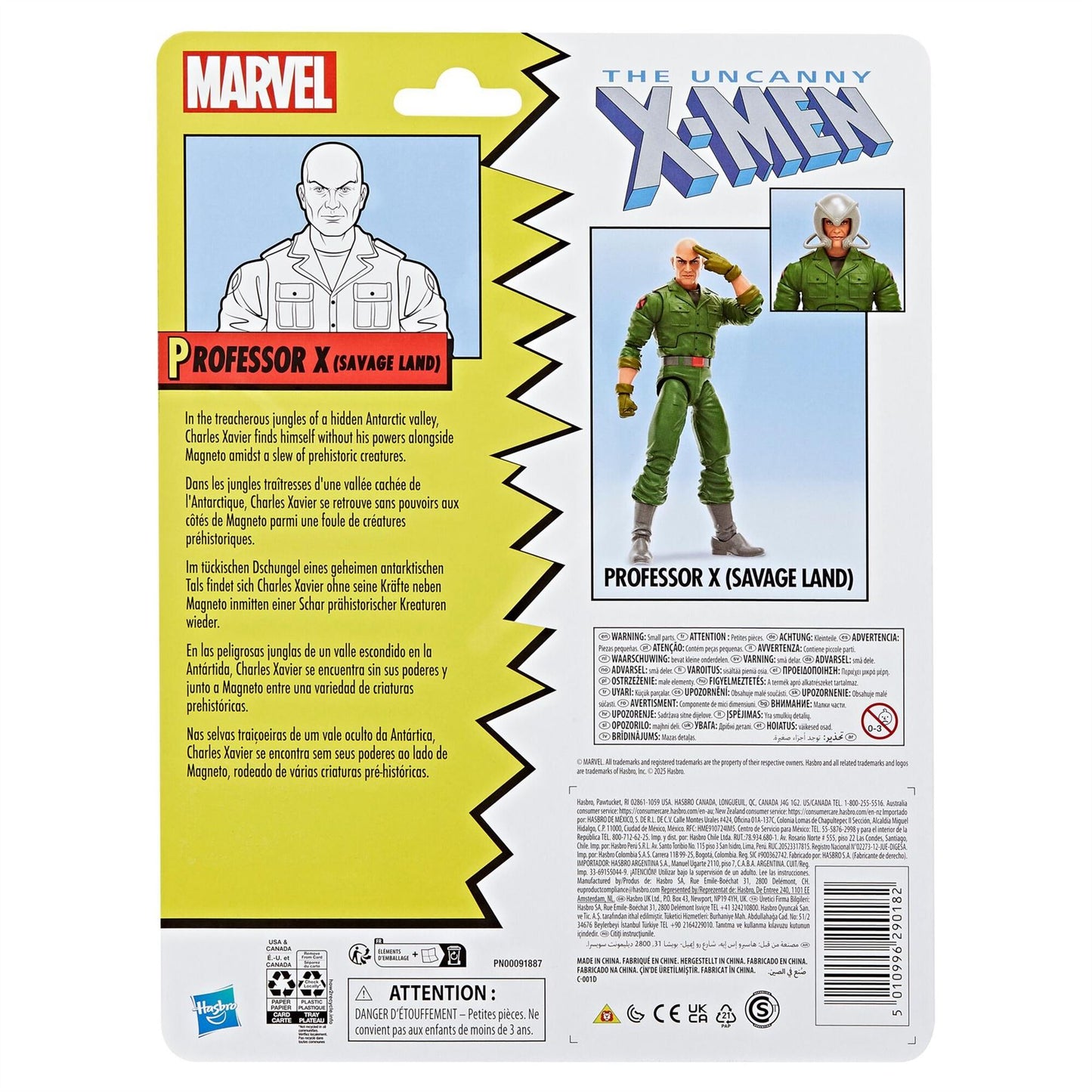 Professor X (Savage Land) 6″ Action Figure G0598 Marvel Uncanny X-Men Comics | Hasbro Collector Figure with Accessories