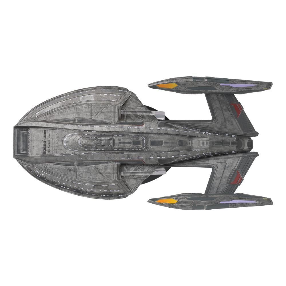 #02 U.S.S. Zheng He NCC-86505 (Inquiry-class, Short Nacelles) Model Diecast Ship Picard (Eaglemoss / Star Trek)