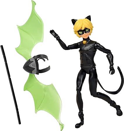 Miraculous Cat Noir Action Figure 12cm Doll with Battle Wings Accessories P50403