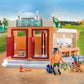 PLAYMOBIL Family Fun Campsite 71424 - Kids Camping Playset with Tent, Kitchen, Sanitary Area & 3 Figures