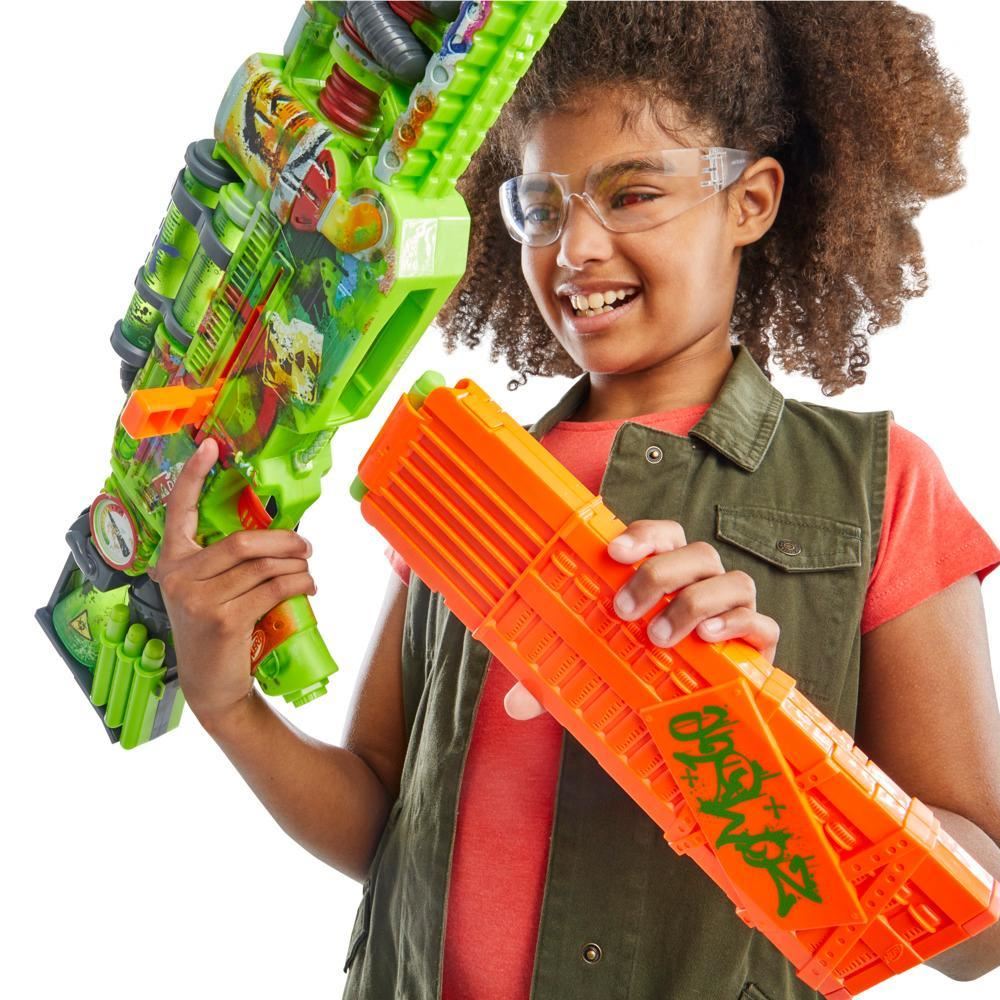 Zombie Corrupter Dart Blaster F8962 – NERF Dart Blaster with 22 Elite Darts | Pump-Action Zombie-Themed Blaster for Kids