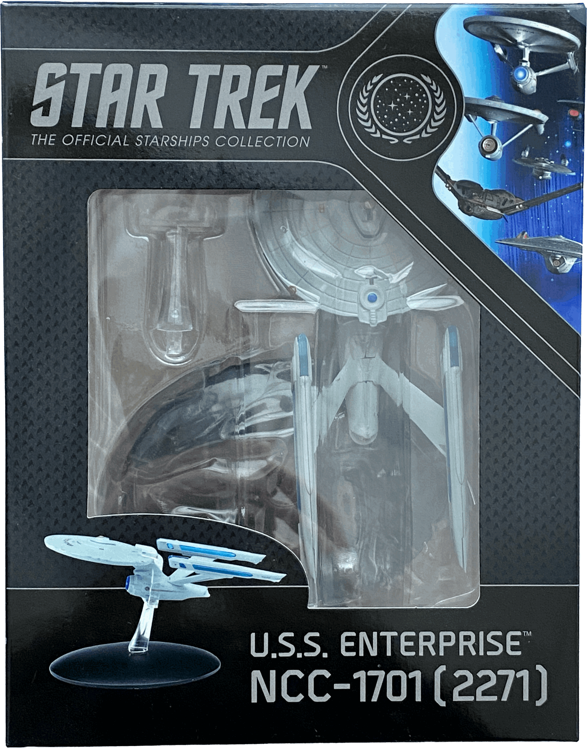 #02 U.S.S. Enterprise NCC-1701 (2271) Refit TMP Model Diecast Ship (Eaglemoss / Star Trek) Boxed 2021 Wave 3 Edition