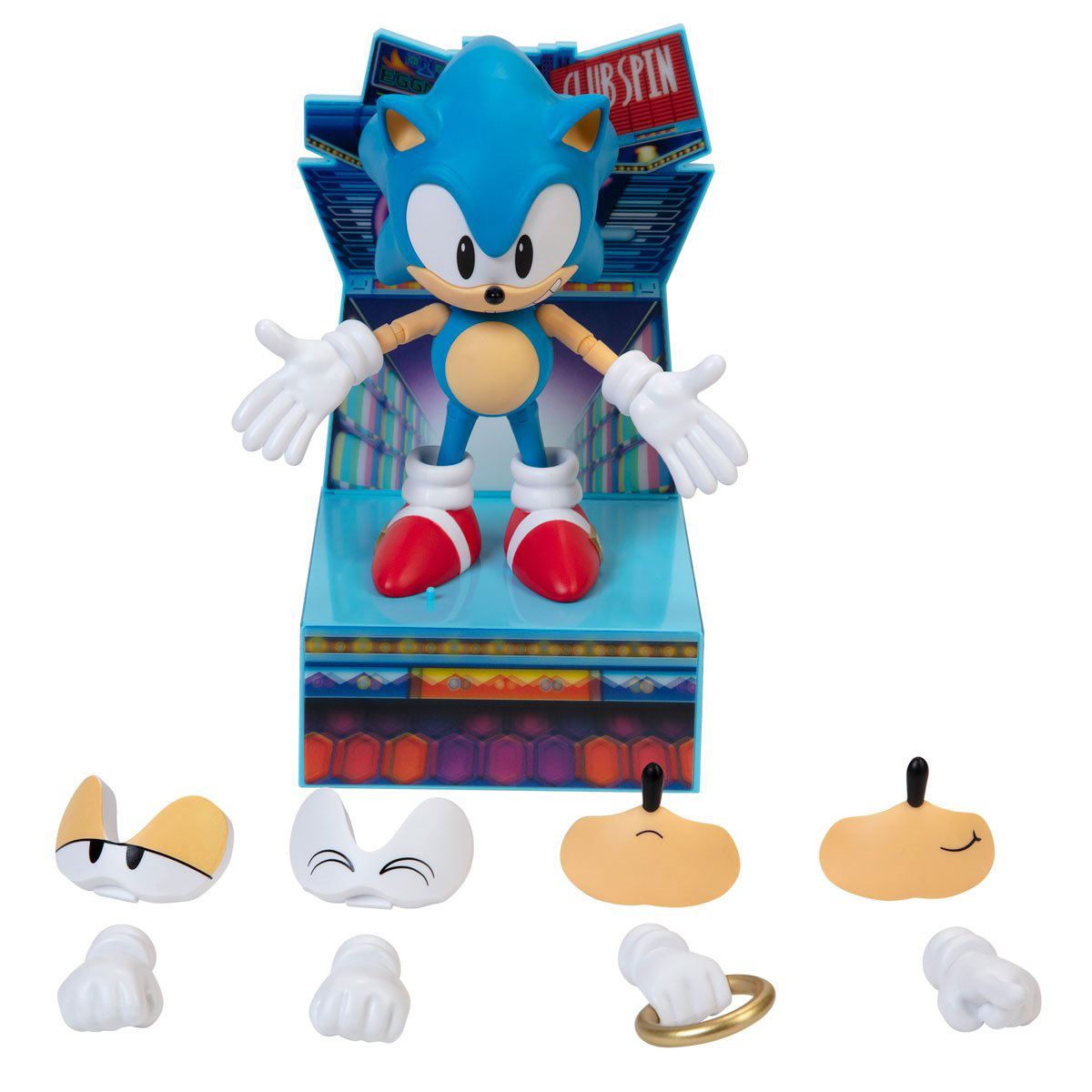 Sonic The Hedgehog (Classic) 7” Sonic Collectible Action Figure 30th Collector Edition