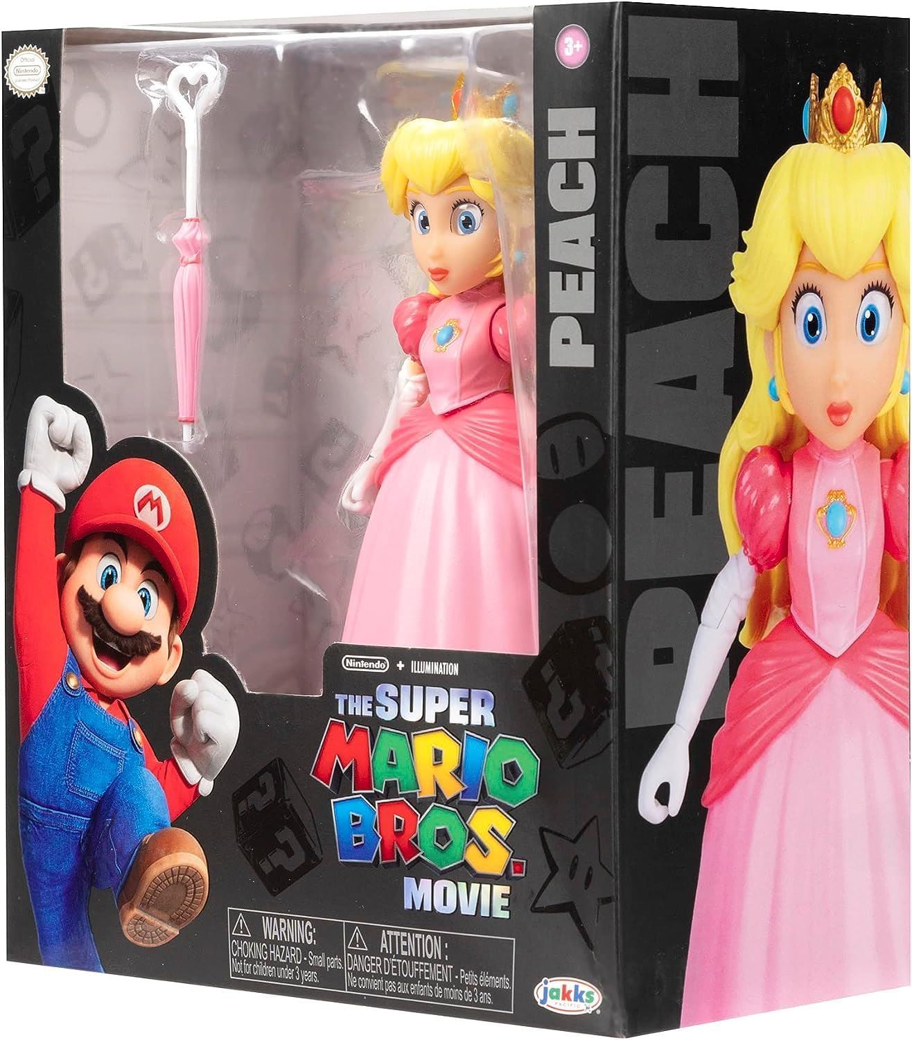 Princess Peach Nintendo The Super Mario Bros Movie 5" 12.5cm Action Figure