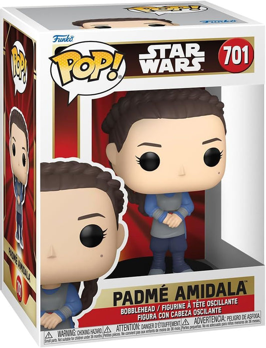 Padmé Amidala #701 Pop! Vinyl Bobblehead Figure 76019 – Star Wars Funko Collectible 3.75″ Queen Amidala Character Figure