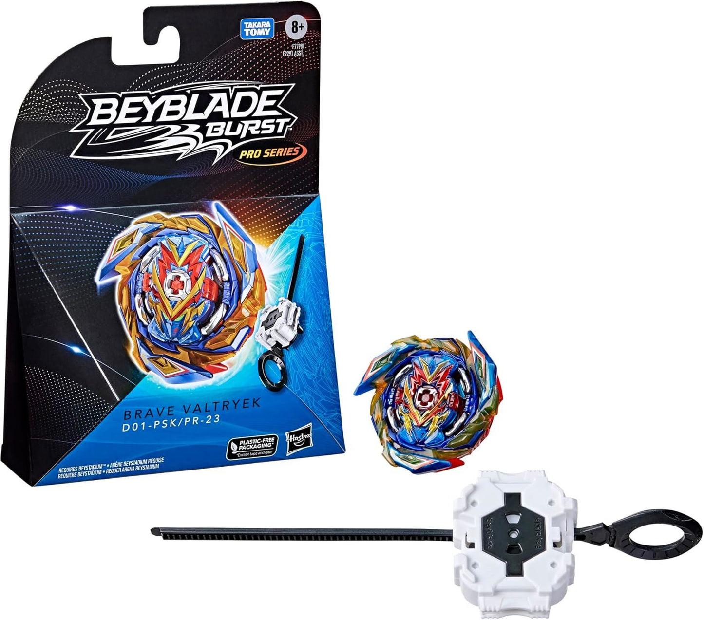 Brave Valtryek F7798 – Beyblade Burst Pro Series Spinning Top Starter Pack | Authentic Takara-Tomy Style Battling Game Toy