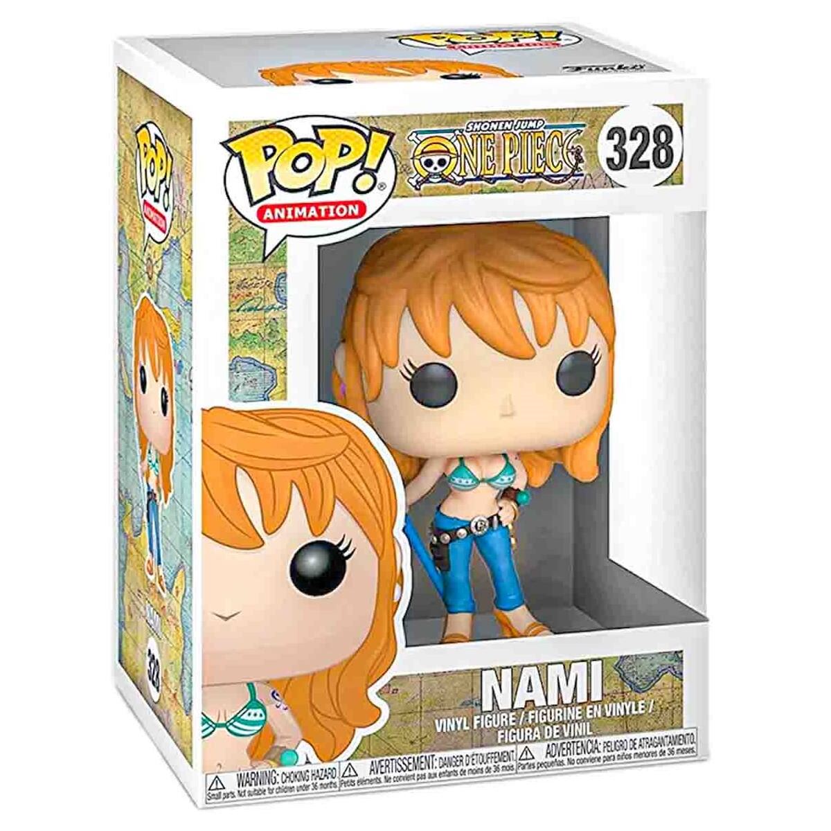 NAMI #328 3.75" Pop Vinyl Figure 23194 (Shonen Jump One Piece)Nami #328 Pop! Vinyl Figure 23194 – One Piece Funko Collectible 3.75″ Anime Figure (Shonen Jump)