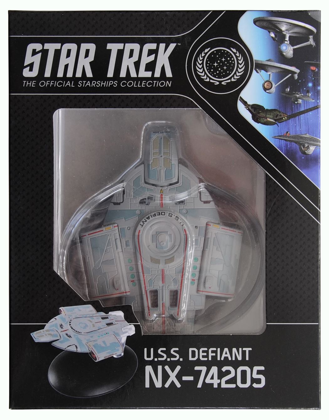 #07 U.S.S. Defiant NX-74205 (Defiant-class) Diecast Model Ship (Eaglemoss / Star Trek)