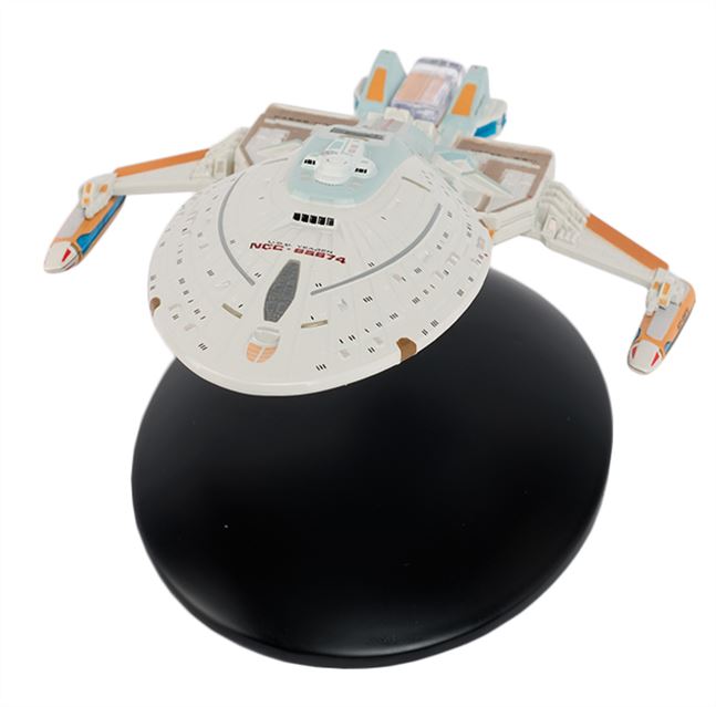 #122 U.S.S. Yeager NCC-65674 Model Diecast Ship (Eaglemoss / Star Trek)