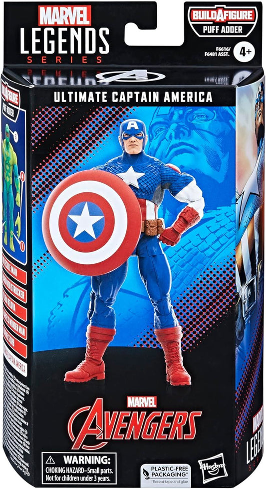 Ultimate Captain America Marvel Legends Series Comic Toy Action Figure 6” F6616