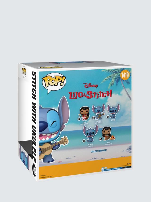 Stitch with Ukulele 76786 10" Jumbo Pop! Vinyl Figure Special Edition (Disney Lilo & Stitch)Stitch with Ukulele 10″ Jumbo Pop! Vinyl Figure 76786 – Disney Lilo & Stitch Funko Special Edition Collectible