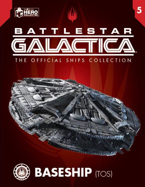 #05 Cylon Baseship (TOS) Model Diecast Ship (Eaglemoss / Battlestar Galactica)