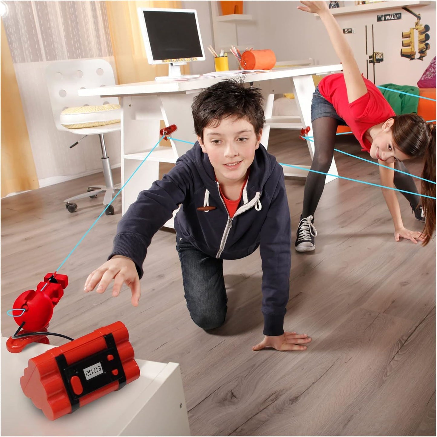 Chrono Bomb! 1105623 Game The Ultimate Spy Mission Laser Maze Challenge for Kids (Galt Toys)