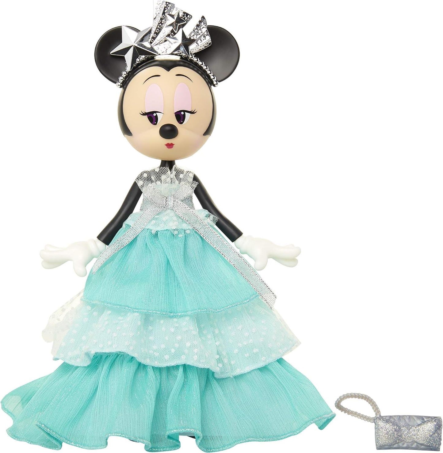 Disney Minnie Mouse Glamour Gala Poseable Doll Collector 10" Fashion Doll 20059