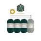 Slytherin Bobble Hat Knit Kit Beanie (Wizarding World / Harry Potter)