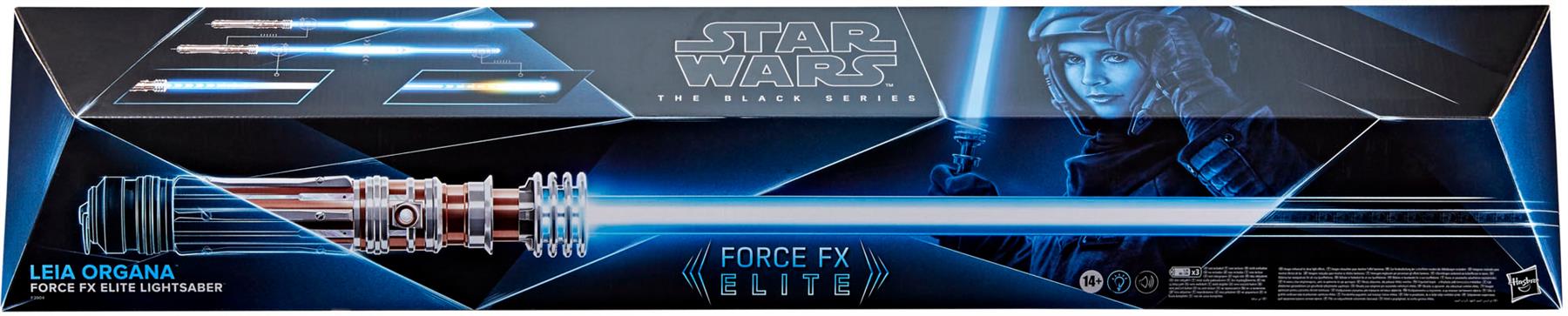 Figurine sabre laser réplique Hasbro Star Wars Episode IX Black Series  Force FX Elite Leia Organa