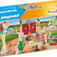 PLAYMOBIL Family Fun Campsite 71424 - Kids Camping Playset with Tent, Kitchen, Sanitary Area & 3 Figures