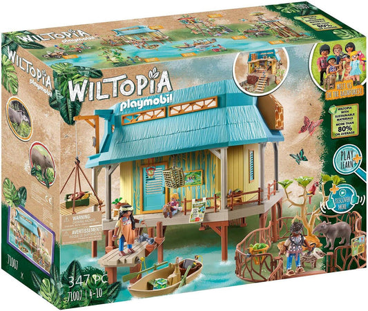 Playmobil Wildtopia Animal Care Station Research Base with Light Effects 71007