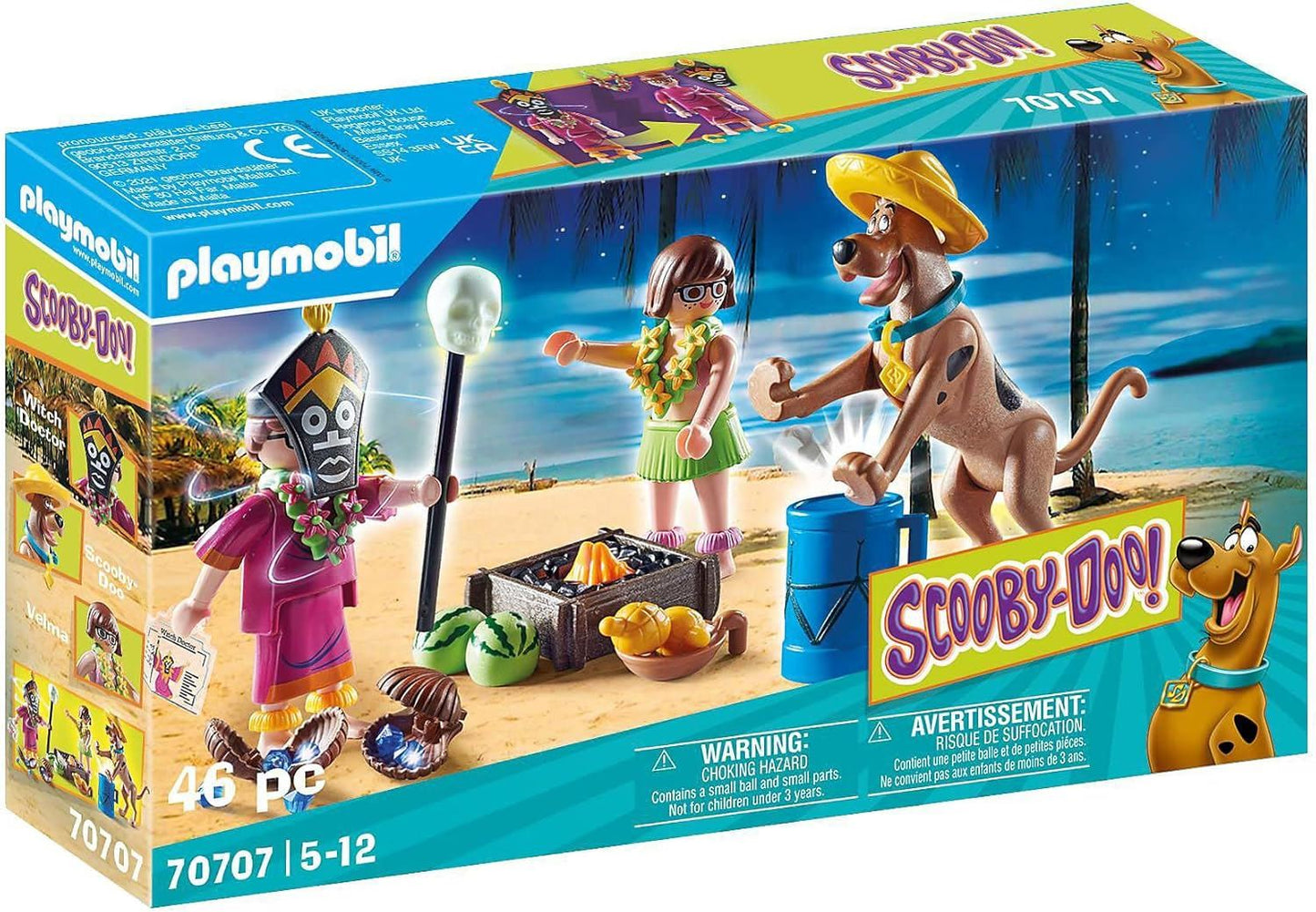 Playmobil Scooby-Doo! Adventure with Witch Doctor 46 Pieces Ages 5+ 70707