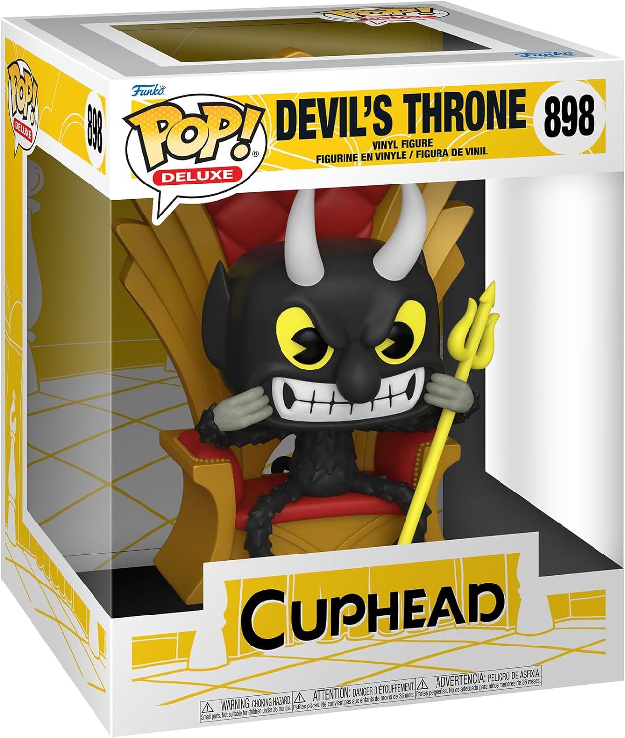 Funko Pop! Deluxe #898 Cuphead Devil's Throne Vinyl Figure