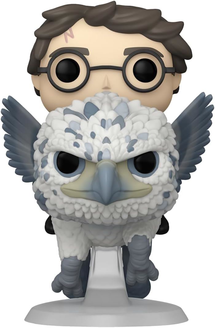 Harry Potter & Buckbeak #123 Pop! Rides Vinyl Figure 76008 – Funko Harry Potter Collectible with Hippogriff Ride Figure